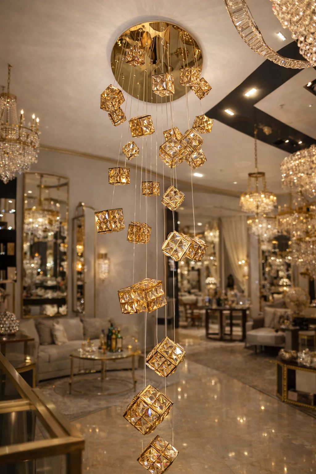 Residential LED living room lighting