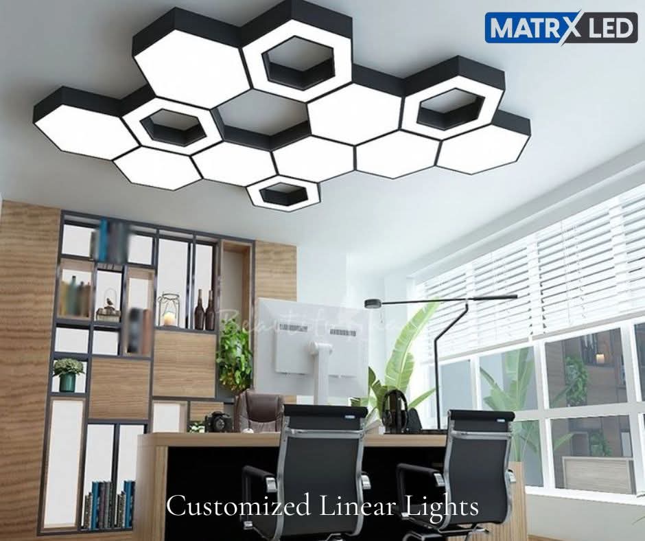 Commercial LED lighting setup